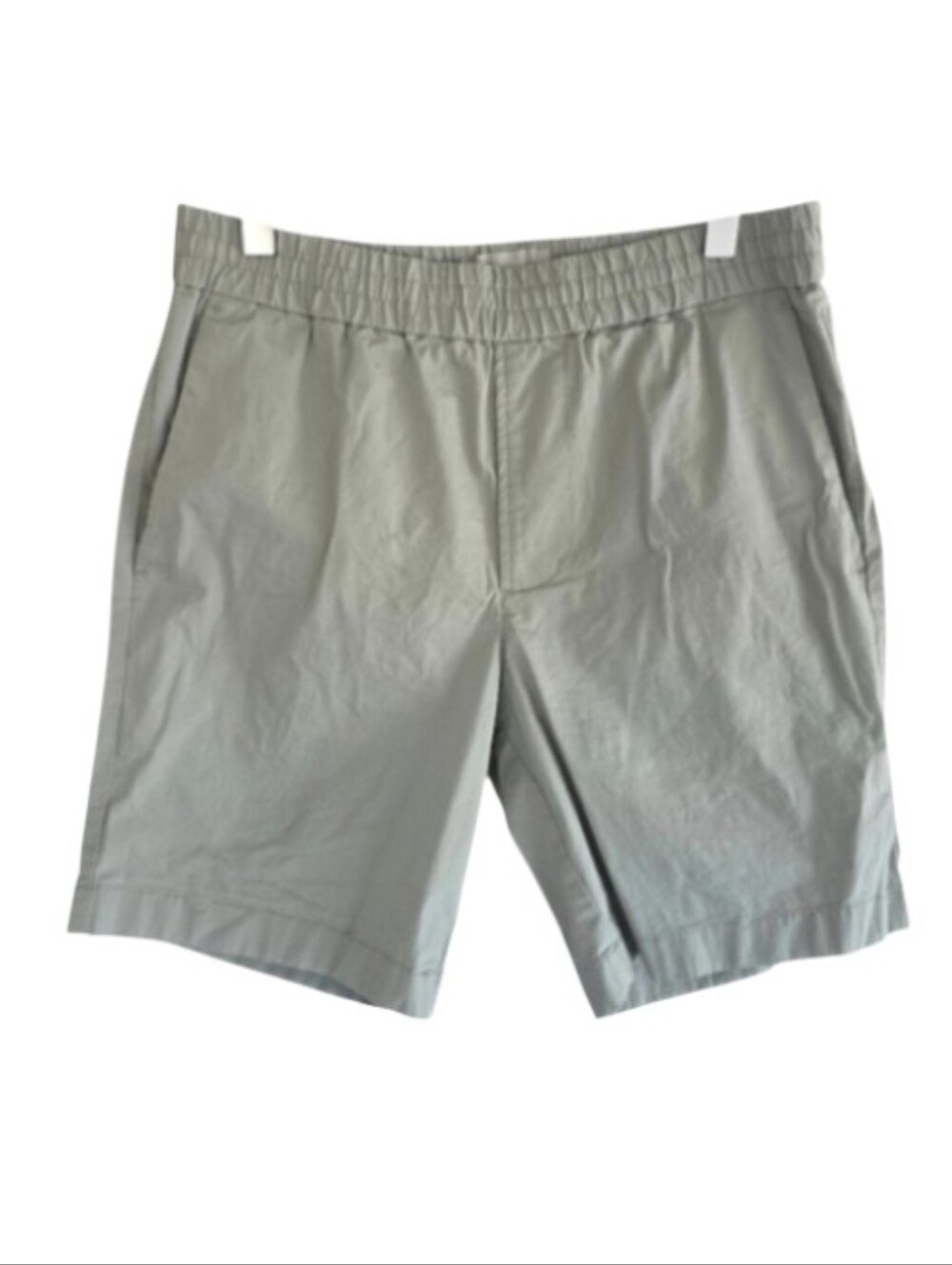 Everlane Women's Sage Green Flat Front Shorts Essential Cotton Classic